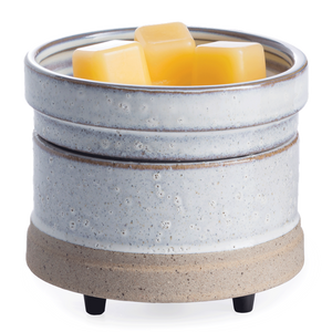 Rustic White Stoneware Electric Wax Melter
