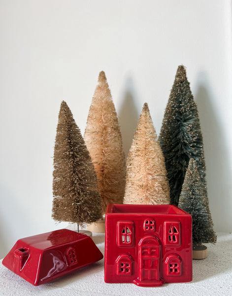 Christmas Red House Burner