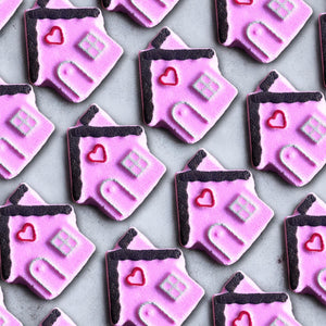 Pink Gingerbread House Bath Bomb