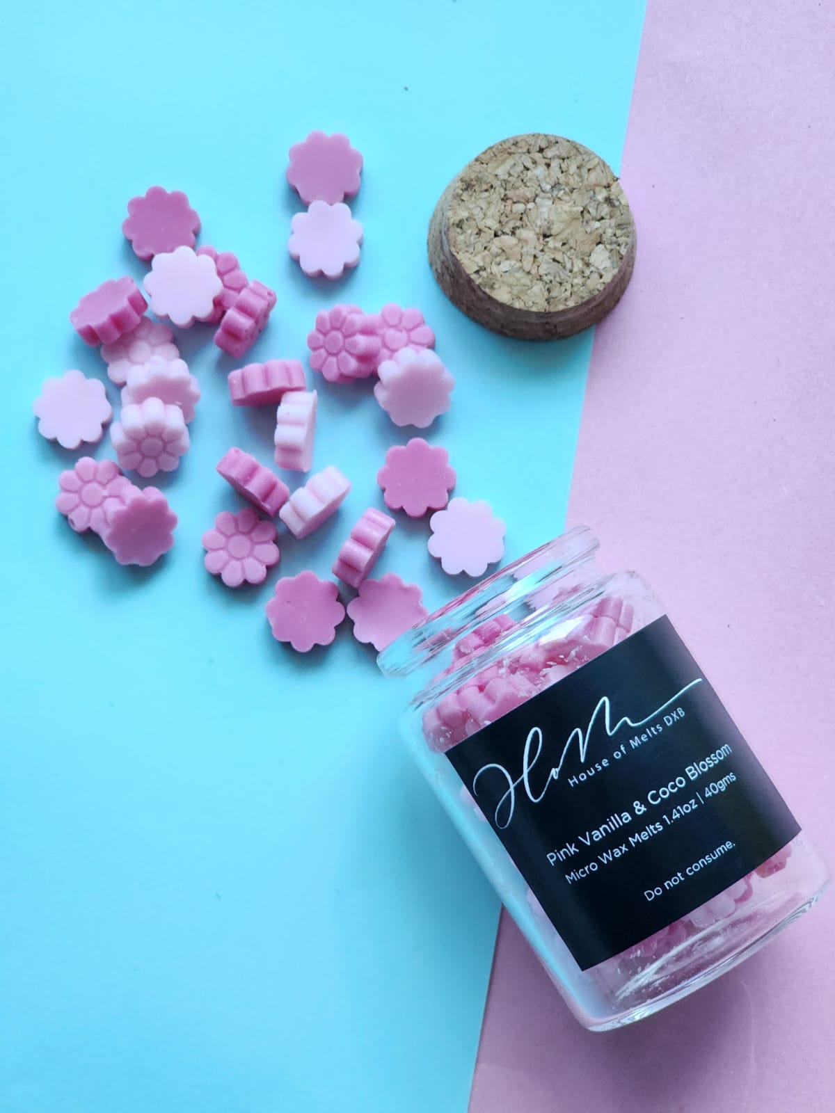 Pink Vanilla & Coco Blossom micro wax melts
