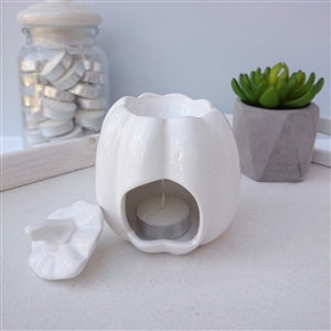 Halloween White Pumpkin Burner